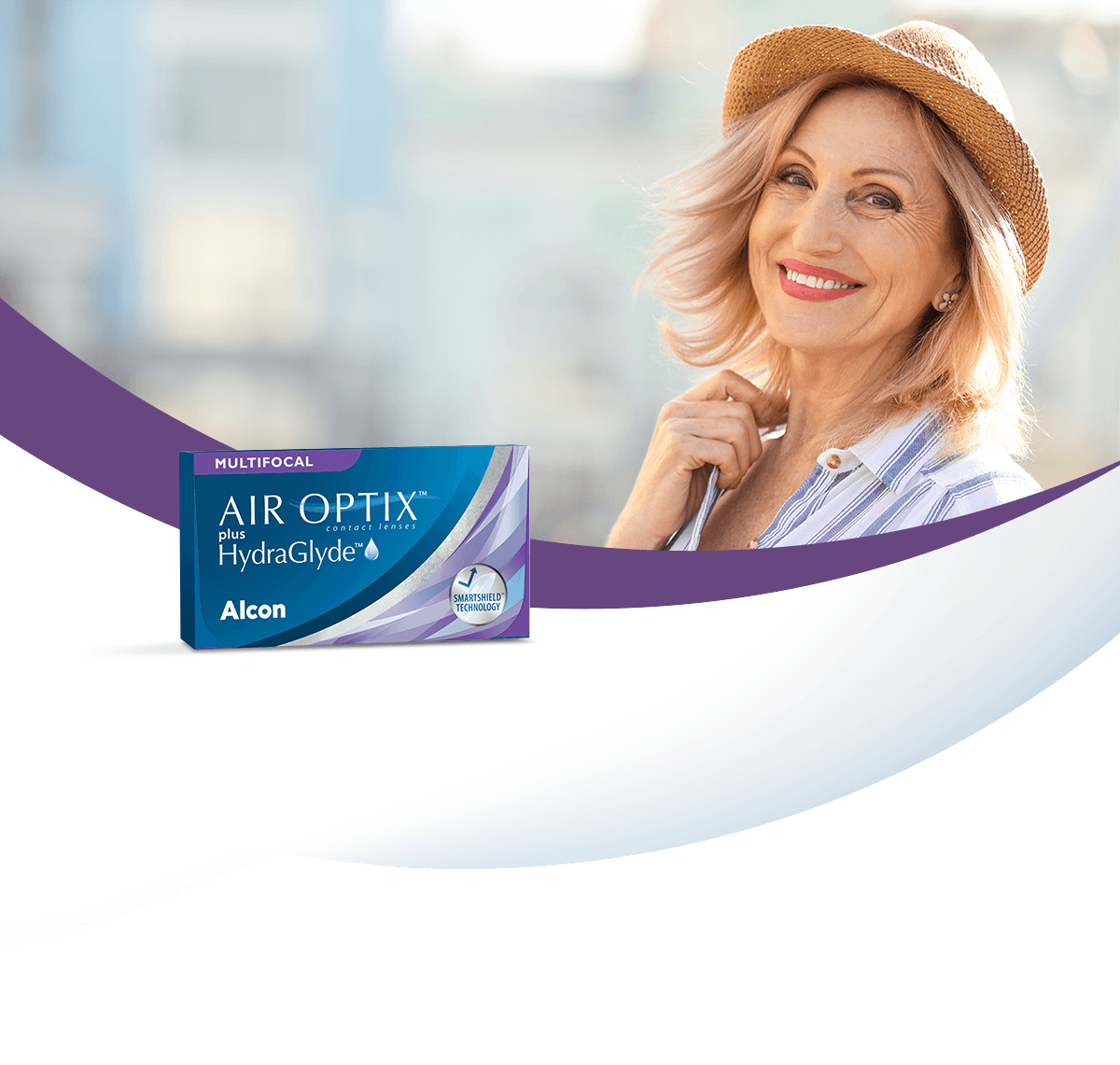 AIR OPTIX plus HydraGlyde