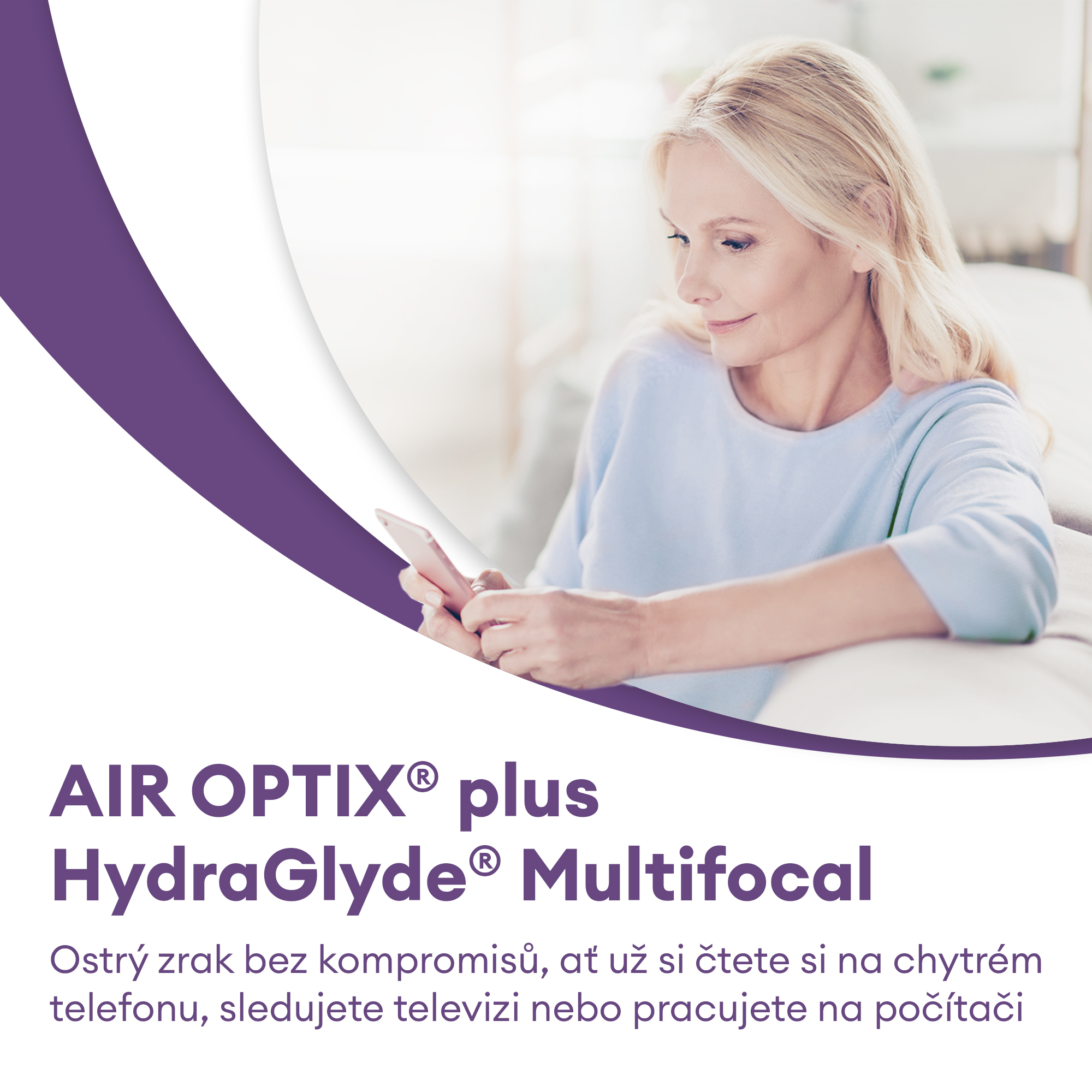 AIR OPTIX plus HydraGlyde