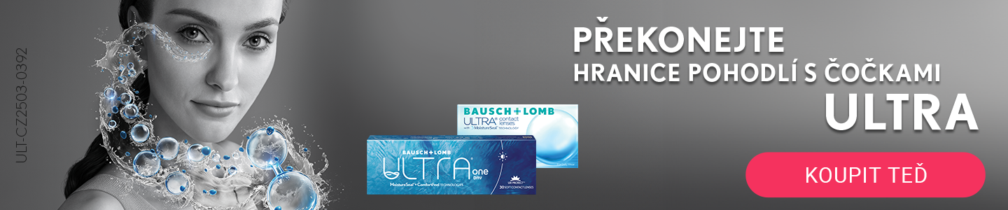 aplikace kontaktních čoček Bausch + Lomb ULTRA® ONE DAY a Ultra na optice zdarma