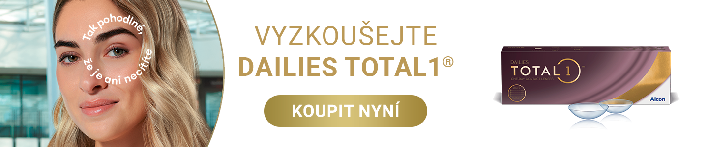 aplikace kontaktních čoček TOTAL1 na optice zdarma