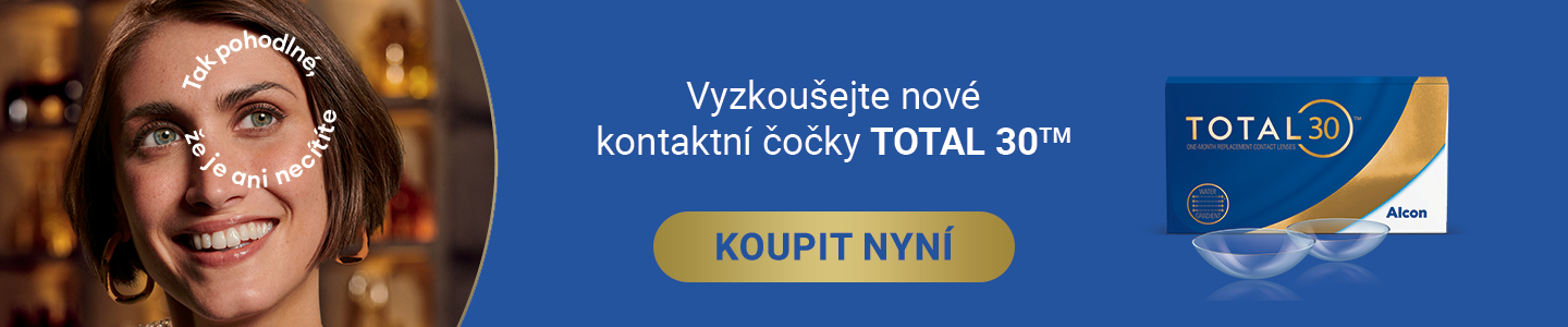 aplikace kontaktních čoček TOTAL30 na optice zdarma