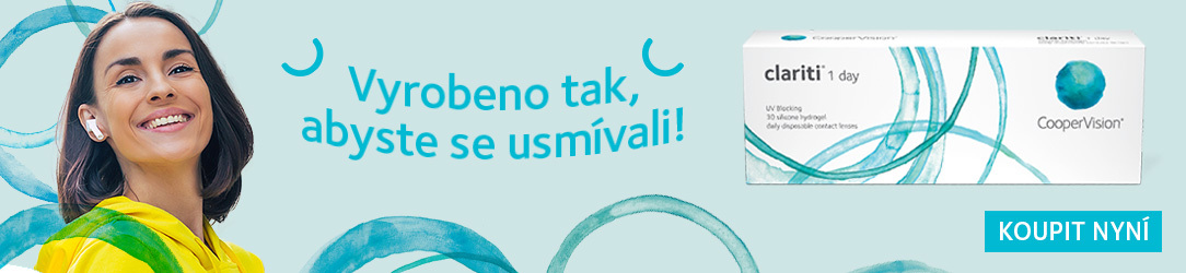aplikace kontaktních čoček Clariti 1 Day na optice zdarma
