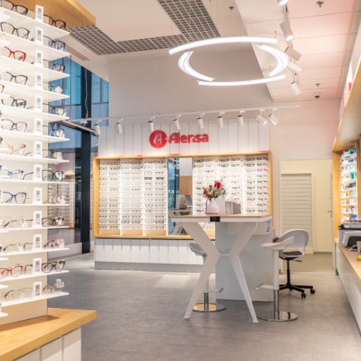 Interiér optiky Ostrava