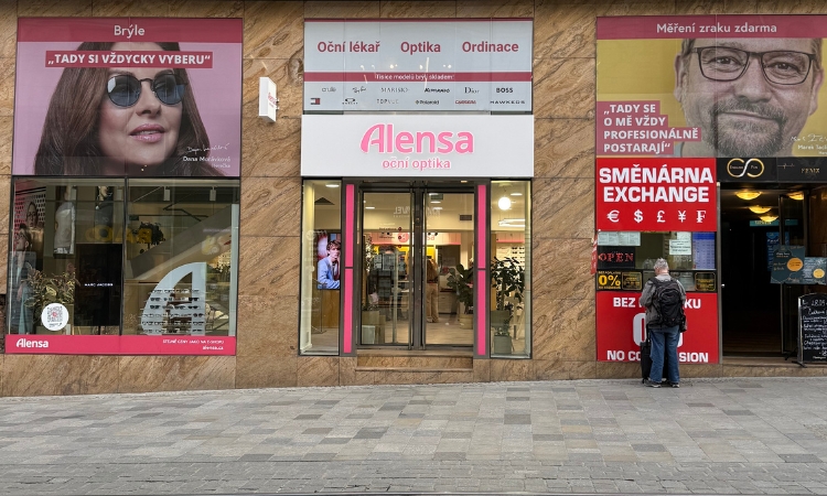 Exteriér optiky Masarykova