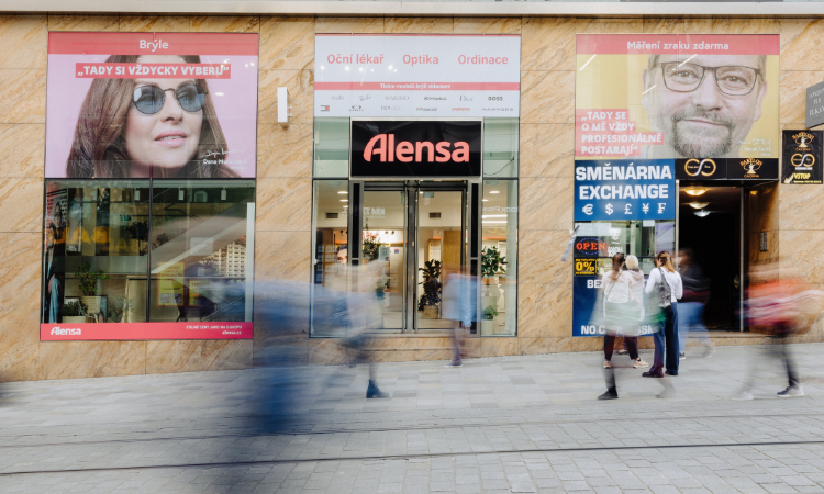Exteriér optiky Masarykova