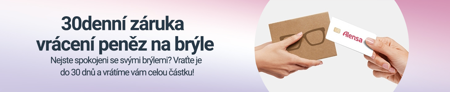 30denní garance vrácení peněz na brýle