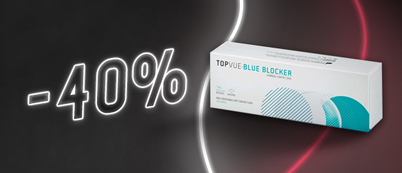 Kontaktní čočky TOPVUE Blue Blocker