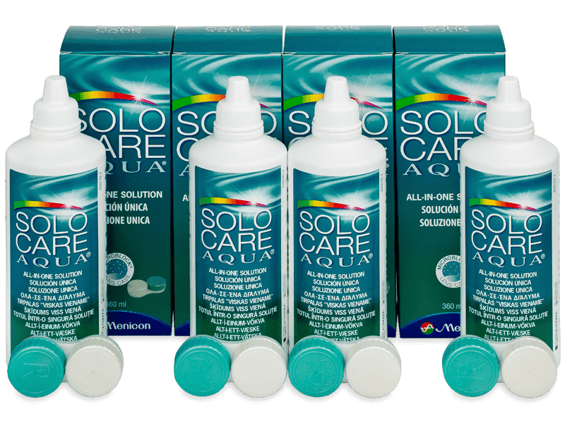 Roztok SoloCare Aqua 4x 360 ml 