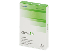 Clear 58 (6 čoček)