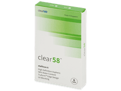 Clear 58 (6 čoček)