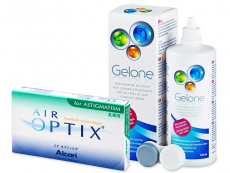 Air Optix for Astigmatism (6 čoček) + roztok Gelone 360ml
