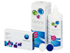 Biofinity Toric (3 čočky) + roztok Gelone 360 ml