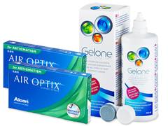 Air Optix for Astigmatism (2x3 čočky) + roztok Gelone 360ml