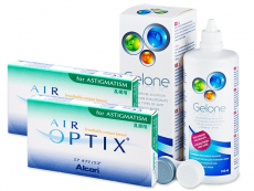 Air Optix for Astigmatism (2x3 čočky) + roztok Gelone 360ml