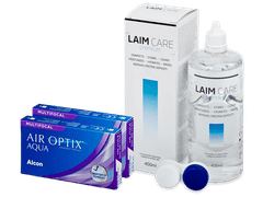 Air Optix Aqua Multifocal (2x3 čočky) + roztok Laim Care 400ml