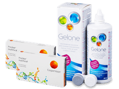 Proclear Multifocal (2x3 čočky) + roztok Gelone 360ml