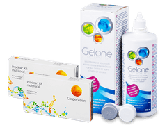 Proclear Multifocal XR (2x3 čočky) + roztok Gelone 360ml