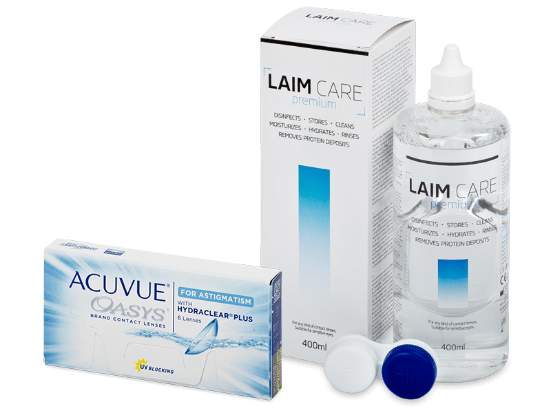 Acuvue Oasys for Astigmatism (6 čoček) + Laim-Care 400ml