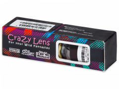 ColourVUE Crazy Lens - BlackOut - nedioptrické (2 čočky)
