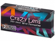 ColourVUE Crazy Lens - BlackOut - nedioptrické (2 čočky)