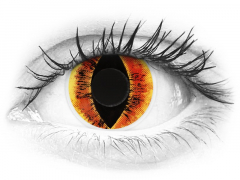 ColourVUE Crazy Lens - Saurons Eye - nedioptrické (2 čočky)