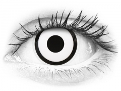 ColourVUE Crazy Lens - White Zombie - dioptrické (2 čočky)