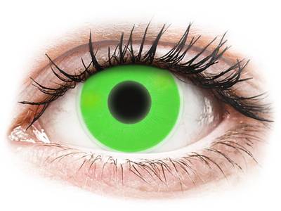 ColourVUE Crazy Glow Green - nedioptrické