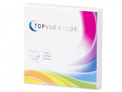 TopVue Color - Turquoise - dioptrické (2 čočky)