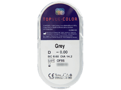 TopVue Color - Grey - nedioptrické (2 čočky)