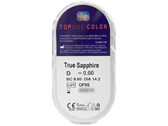 TopVue Color - True Sapphire - nedioptrické (2 čočky)