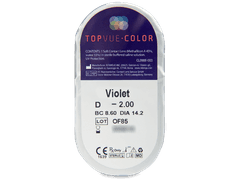 TopVue Color - Violet - nedioptrické (2 čočky)