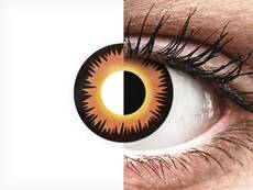 ColourVUE Crazy Lens - Orange Werewolf - nedioptrické jednodenní (2 čočky)