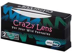 ColourVUE Crazy Lens - White Zombie - nedioptrické jednodenní (2 čočky)