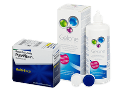 PureVision Multi-Focal (6 čoček) + roztok Gelone 360 ml