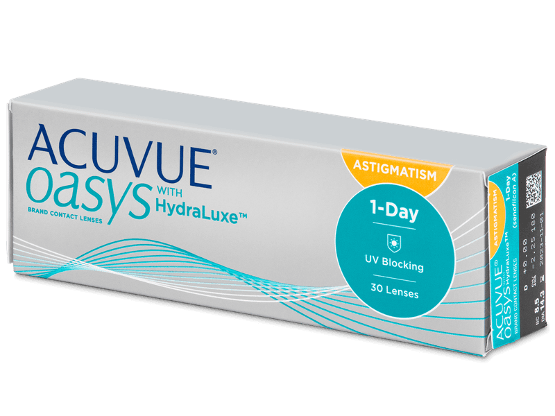 Acuvue Oasys 1-Day with HydraLuxe for Astigmatism (30 čoček)