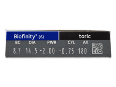 Biofinity Toric (6 čoček)