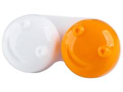 Pouzdro na čočky 3D - oranžové