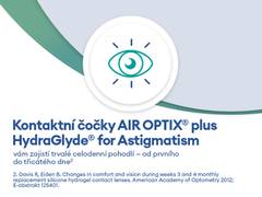Air Optix plus HydraGlyde for Astigmatism (3 čočky)
