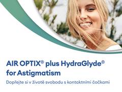 Air Optix plus HydraGlyde for Astigmatism (3 čočky)