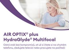 Air Optix plus HydraGlyde Multifocal (3 čočky)
