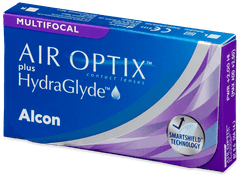 Air Optix plus HydraGlyde Multifocal (3 čočky)