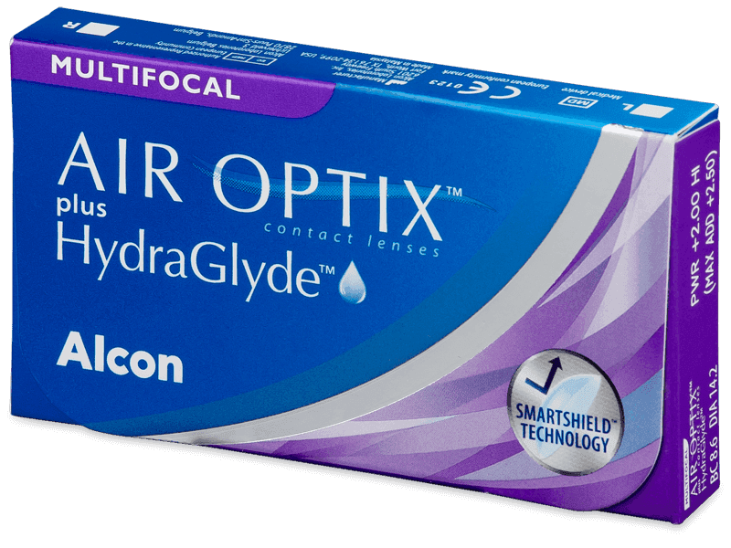 Air Optix plus HydraGlyde Multifocal (3 čočky)