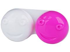 Pouzdro na čočky 3D - růžové