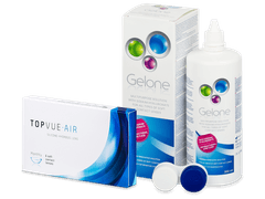 TopVue Air (6 čoček) + roztok Gelone 360 ml