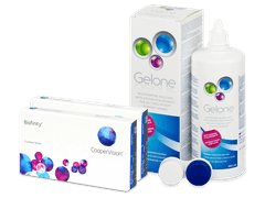 Biofinity (2x3 čočky) + roztok Gelone 360 ml