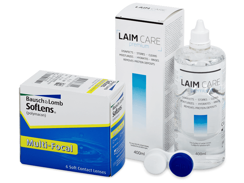 SofLens Multi-Focal (6 čoček) + roztok Laim Care 400 ml