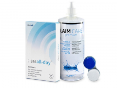 Clear All-Day (6 čoček) + roztok Laim Care 400 ml