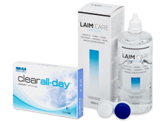 Clear All-Day (6 čoček) + roztok Laim Care 400 ml