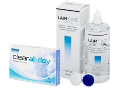 Clear All-Day (6 čoček) + roztok Laim Care 400 ml