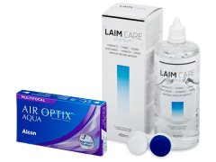 Air Optix Aqua Multifocal (6 čoček) + roztok Laim Care 400 ml